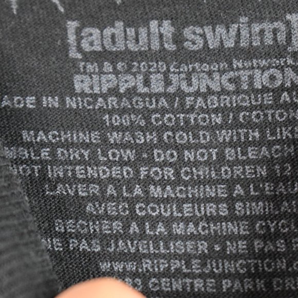 Rick and Morty Shirt XL Adult Unisex Adult Swim Teddy Rick Graphic Print Tee - Picture 5 of 7